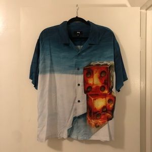 Stussy DICE PAINTING SHIRT 21ss